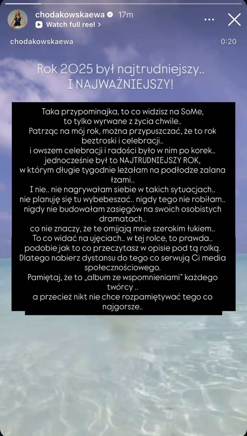 Ewa Chodakowska podsumowuje 2025