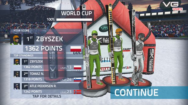 Aplikacja Dnia: Ski Jumping Pro za darmo! 1