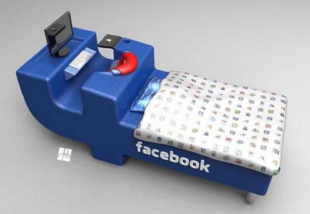 FBed - łóżko dla maniaków Facebooka 4
