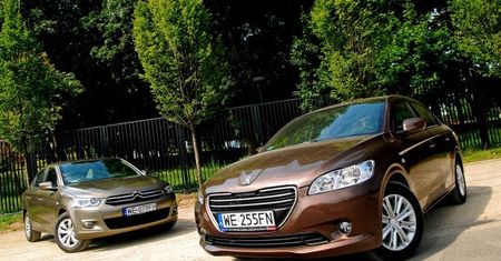 Citroën C-Elysée 1,2 VTi Seduction & Peugeot 301 1,2 VTi Active [test autokult.pl]