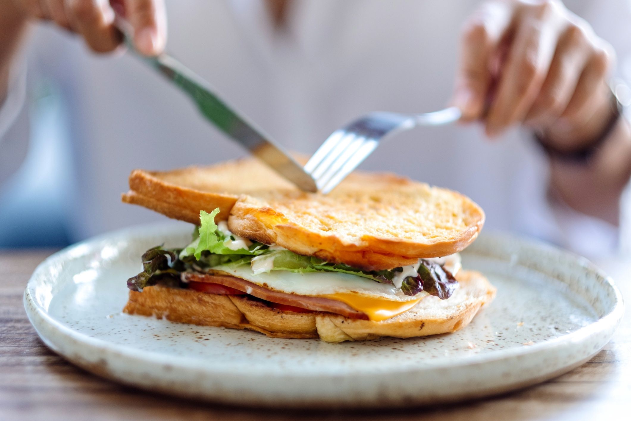 a woman eating ham cheese sandwich
Closeup image of a woman eating ham cheese sandwich
Farknot_Architect
club