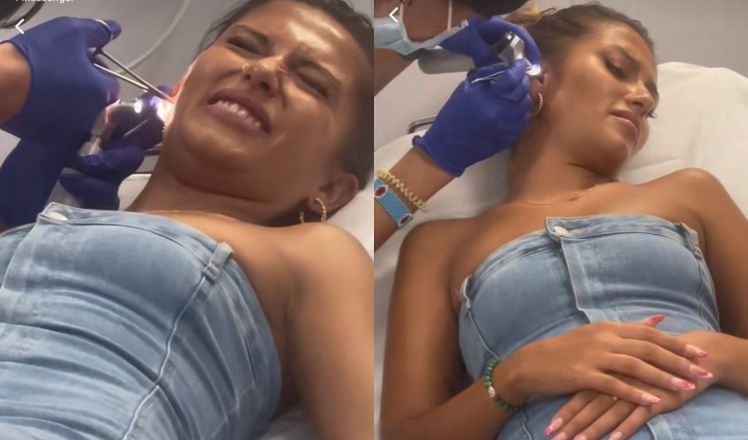W uchu tiktokerki Iris Novau Díaz zagnieździła się ćma