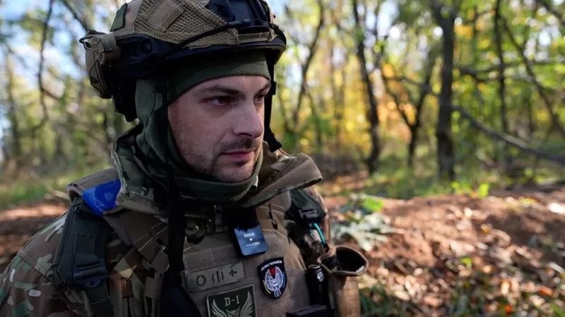 Олексій, боєць Нацгвардії, тішиться нещодавнім успіхам України на Донеччині