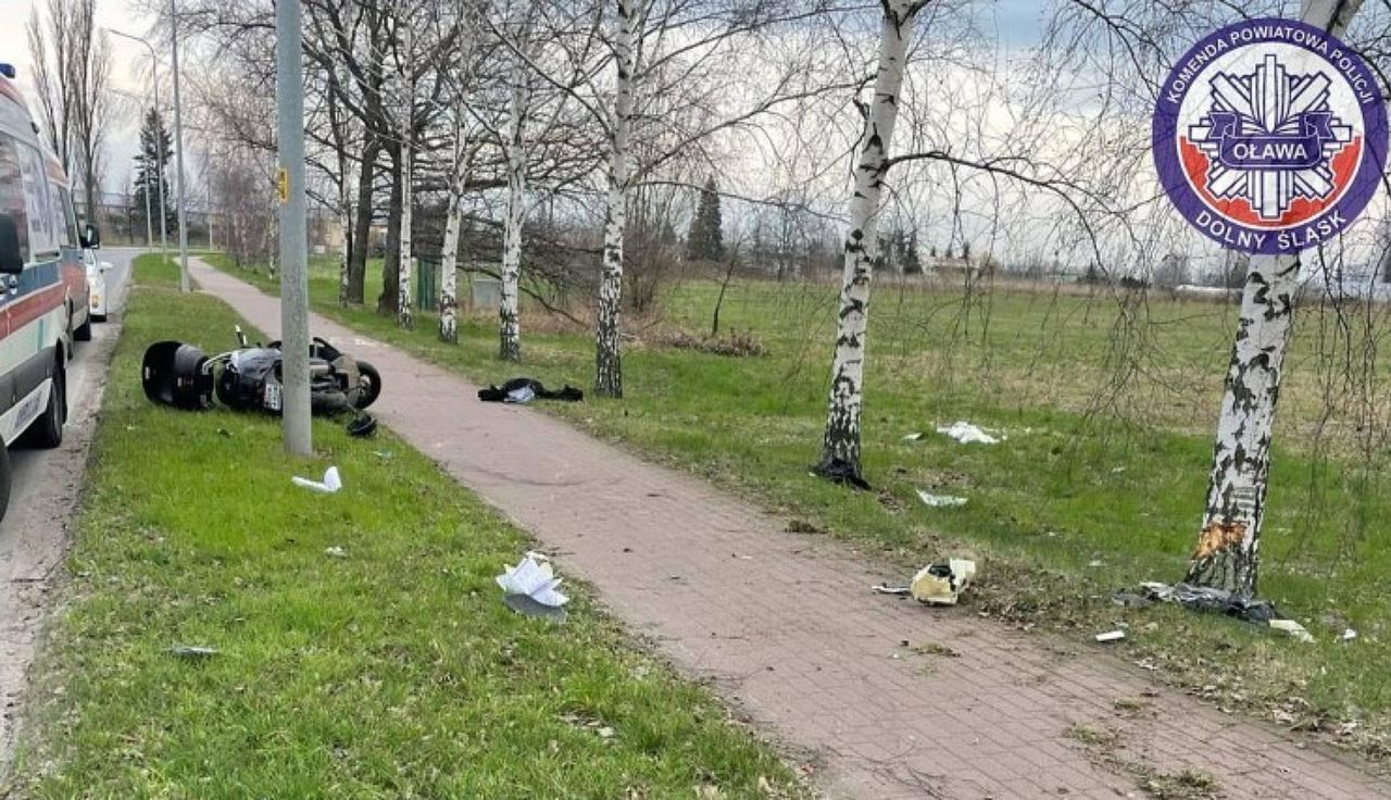 Śmiertelny wypadek motocyklisty. Ofiary znalazł przechodzień