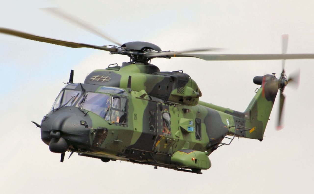 Wydali miliony na śmigłowce NH90. Teraz Norwegia wszystkie oddaje - Śmigłowiec NH90 - na zdjęciu maszyna z Finlandii