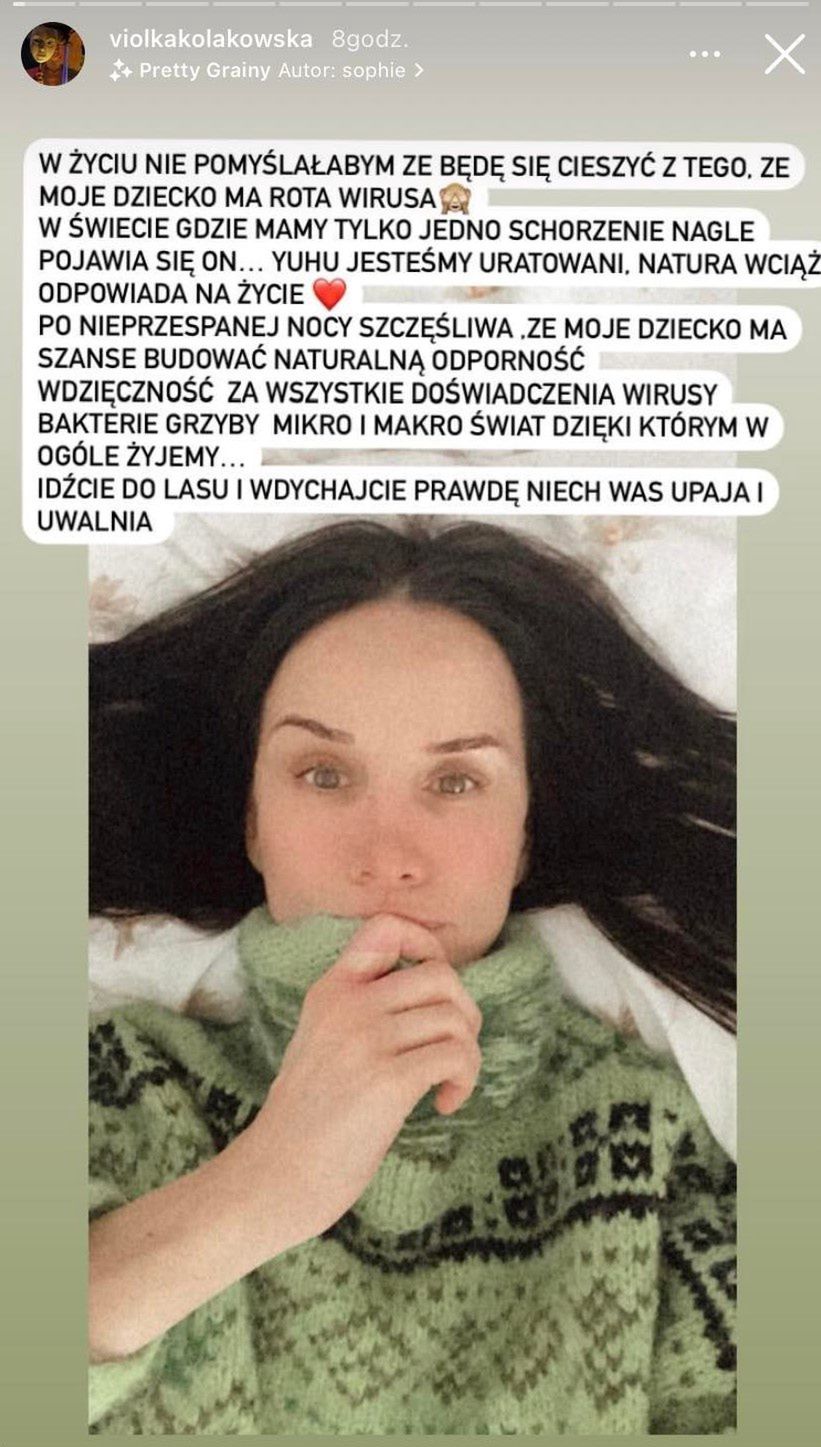 Viola Kołakowska o chorobie córki 