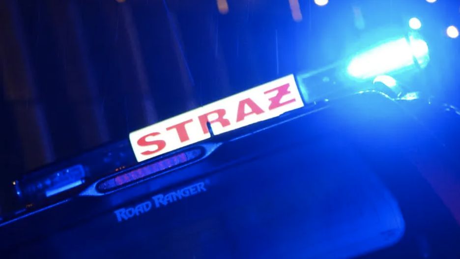 wypadek straż