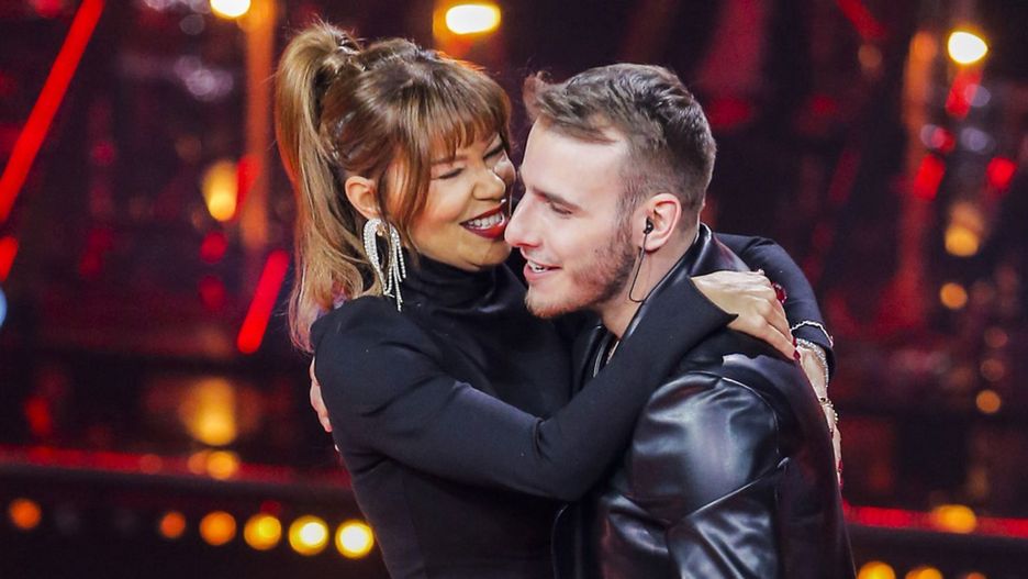 Edyta Górniak i Krystian Ochman  w finale programu "The Voice of Poland", grudzień 2020 rok
