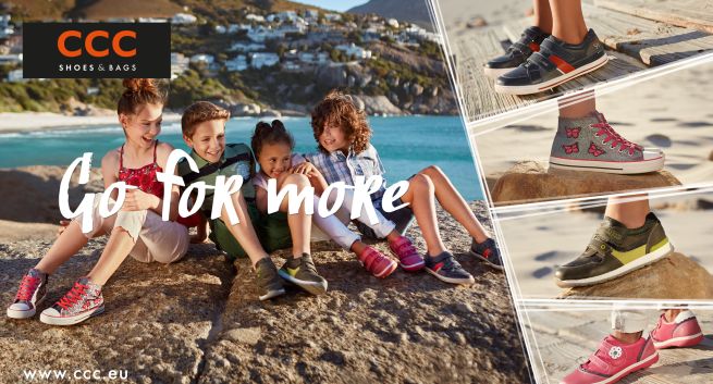 "Go for more" w dziecięcej kampanii reklamowej CCC (wideo)