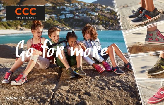 "Go for more" w dziecięcej kampanii reklamowej CCC (wideo)