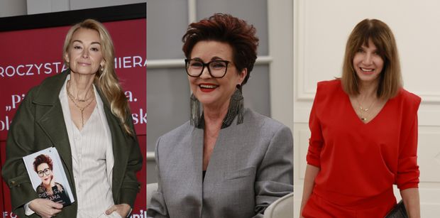 Tłum gwiazd na premierze książki Jolanty Kwaśniewskiej: Martyna Wojciechowska, Magda Mołek, Agata Młynarska...