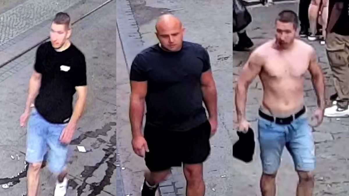 Funkcjonariusze opublikowali zdjęcia trzech podejrzanych