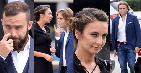 Elegancka Dominika i Starak na mszy w rocznicę śmierci Kulczyka (ZDJĘCIA)