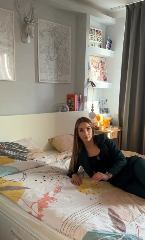 Urocza sypialnia w domu Oli Kot