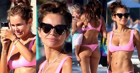 "Naturalna" Natalia Siwiec zerka na paparazzo, spacerując po plaży w Tulum (ZDJĘCIA)