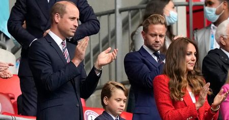EURO 2020. Książę William i księżna Kate z synem, księciem Georgem, kibicują na Wembley w meczu Anglii z Niemcami (ZDJĘCIA)