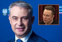 Krzysztof Gawkowski (fot. MC) i Elon Musk (fot. kadr z YT)
