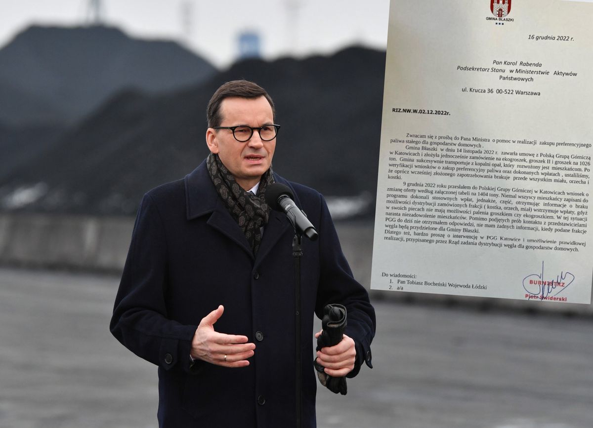 Węgla będzie nadmiar - przekonywał premier Mateusz Morawiecki. Jednak są gminy, gdzie przed świętami opał nie dotarł 