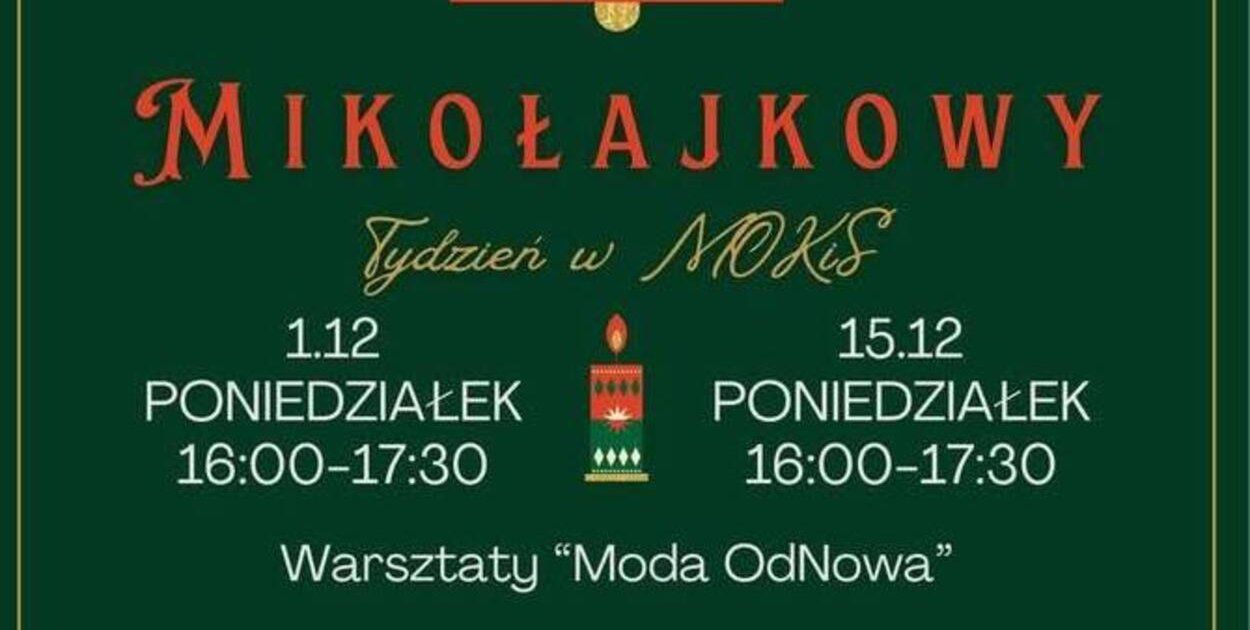 Myślenice: Startuje Mikołajkowy Tydzień w MOKiS