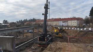 Krosno Odrzańskie: Budowa parku handlowego nabiera tempa