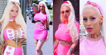Nowa "żywa Barbie" walczy o uwagę na Instagramie! Poznajcie "Królową Blachar" (ZDJĘCIA)