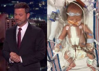 Jimmy Kimmel płacze na wizji. "Pielęgniarka zobaczyła, że mój syn robi się siny. Wykryto u niego wadę serca"