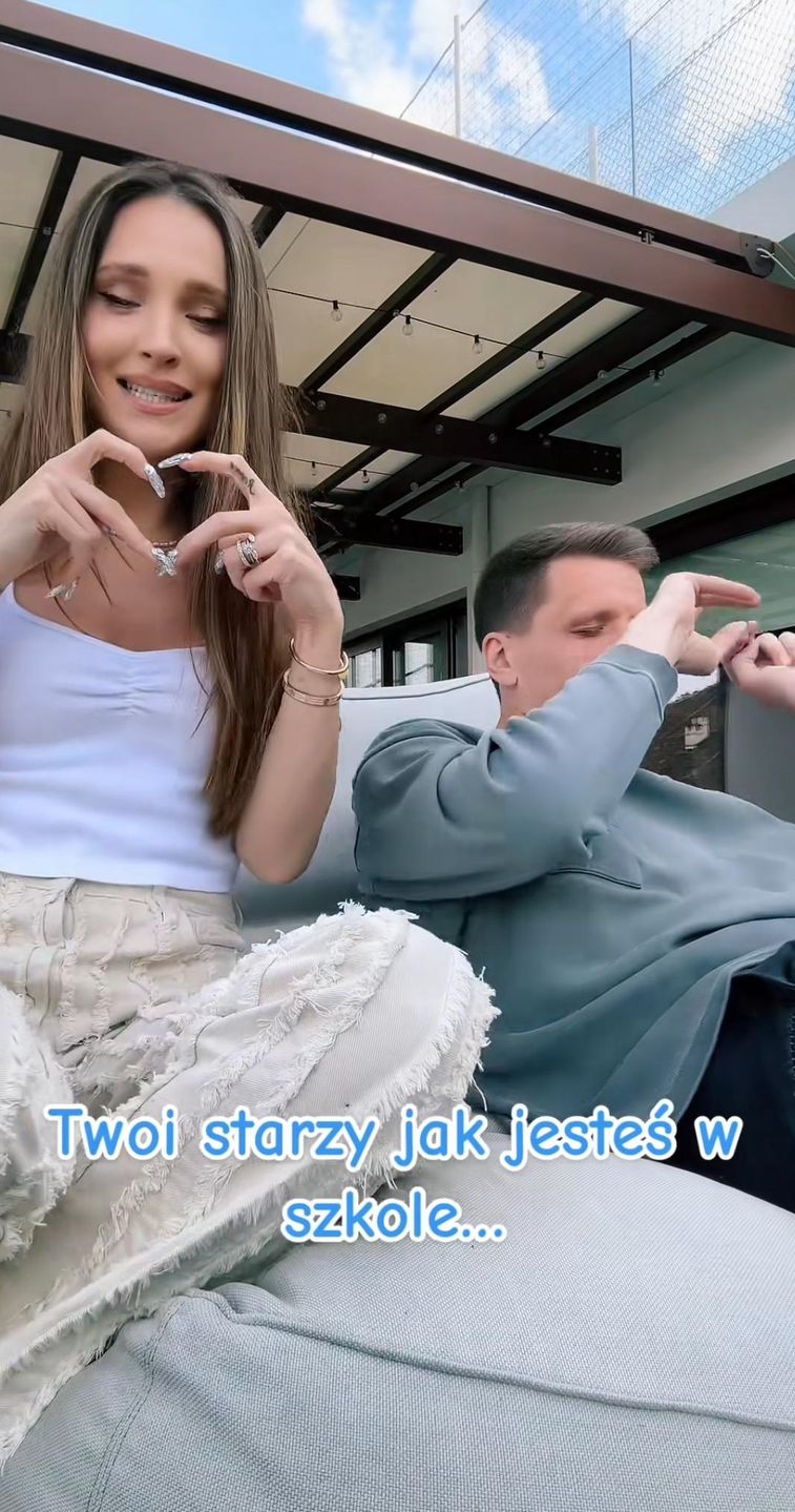 Marina Łuczenko i Wojciech Szczęsny