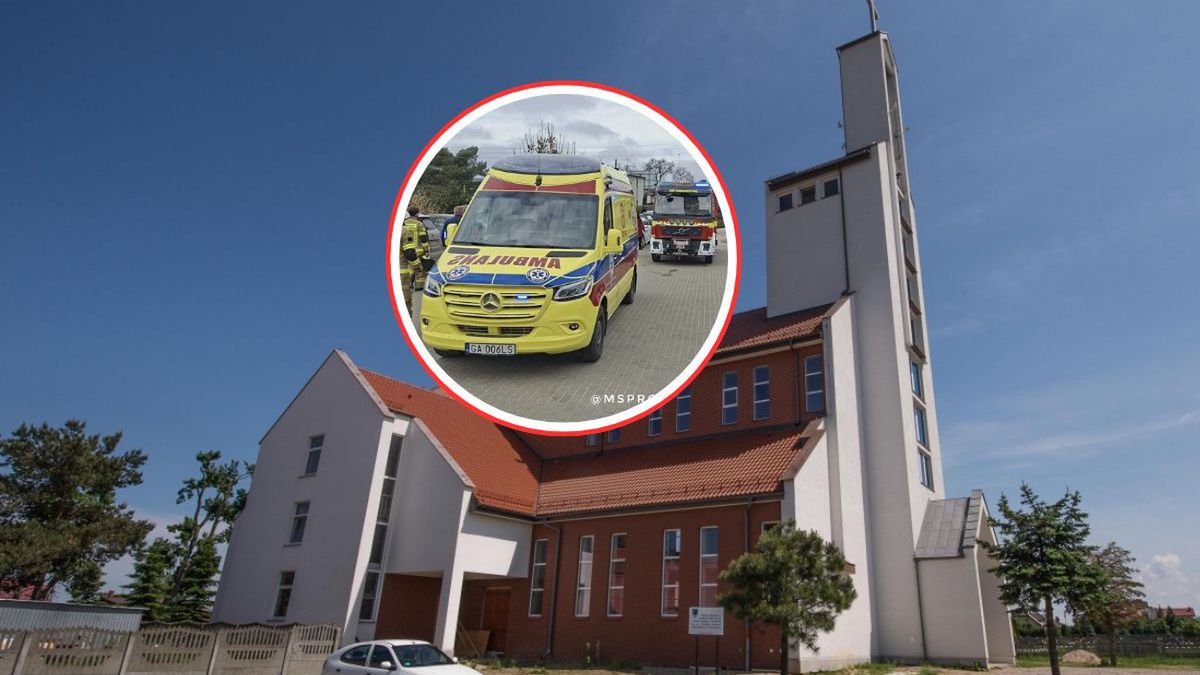 Dramatyczne sceny podczas mszy św.