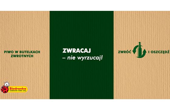 Biedronka zwróci kaucje za butelki zwrotne
