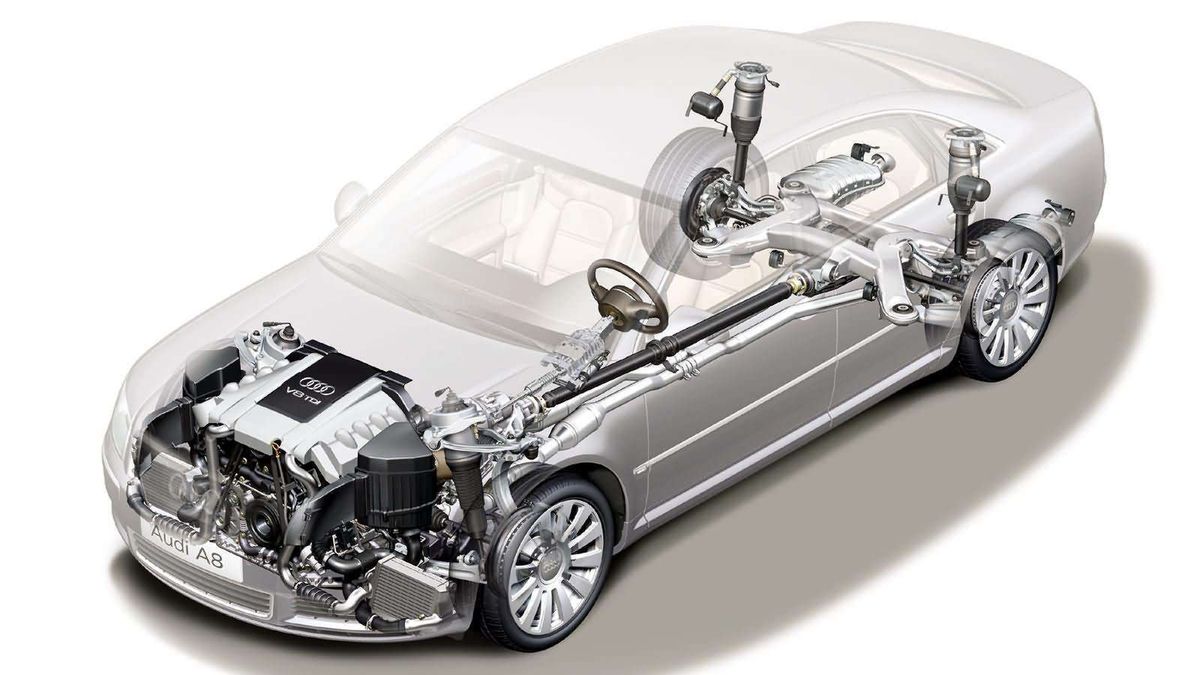 Szczególnie w luksusowych autach, konstrukcja zawieszenia bywa skomplikowana, a co za tym idzie - droga w naprawie