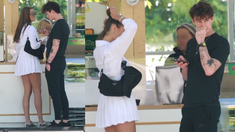 Marcin Dubiel w Sopocie z tajemniczą towarzyszką