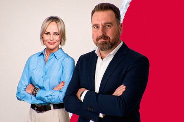 Justyna Błaszczyk i Jan Rojewski