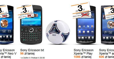 Orange promuje Sony Ericssony, czyli kolejne kilkudniowe cięcia cen