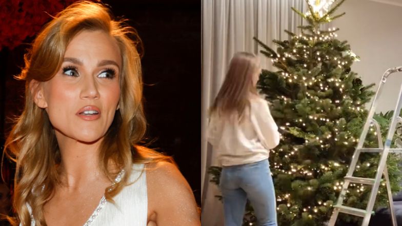 Agnieszka ubrała choinkę. Rozwścieczyła internautkę