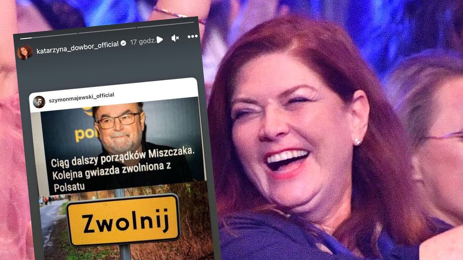 Katarzynie Dowbor spodobał się żart Szymona Majewskiego