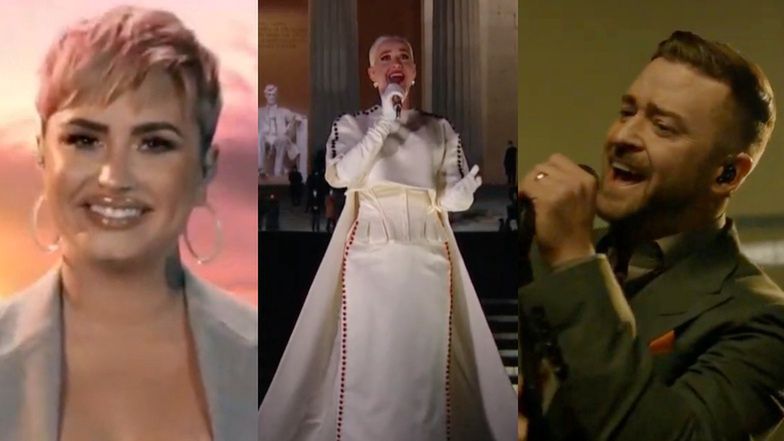 "Celebrating America". Demi Lovato, Katy Perry i Justin Timberlake