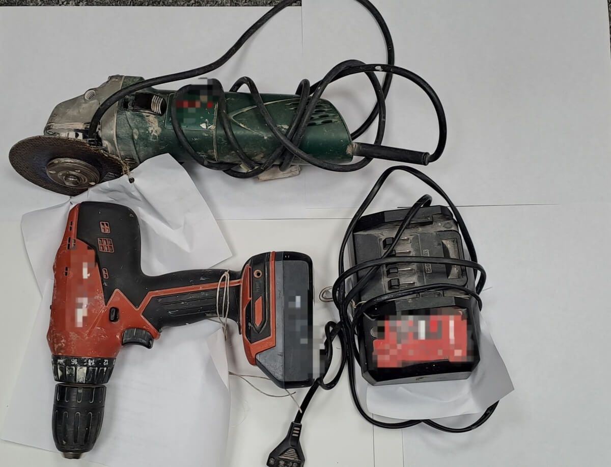 Skradzione elektronarzędzia
