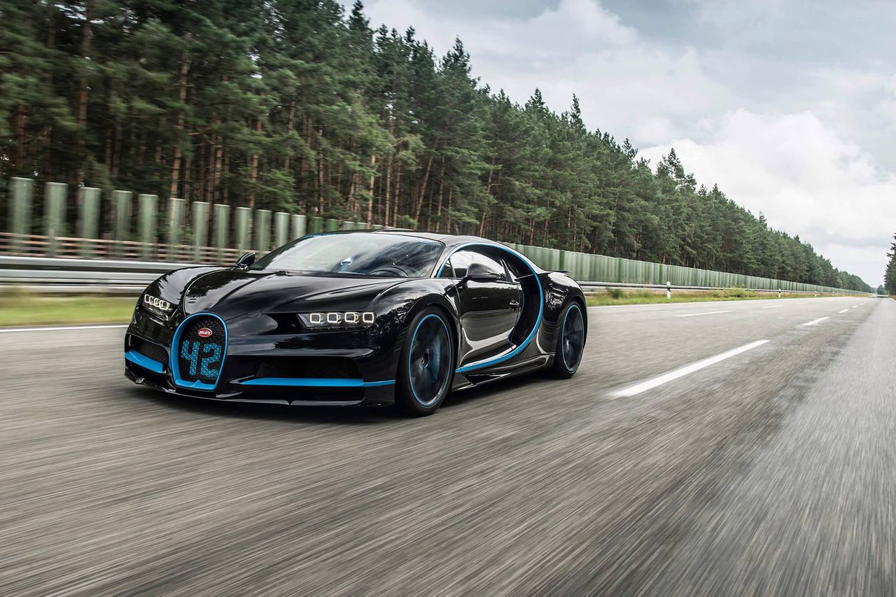 Bugatti Chiron najszybciej przyspieszającym samochodem produkcyjnym. Pobił światowy rekord
