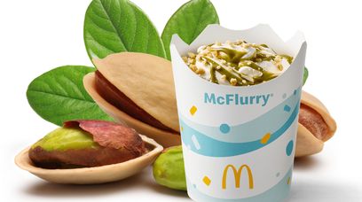 Pistacjowe lody w końcu w McDonald's. "Najlepsze McFlurry"
