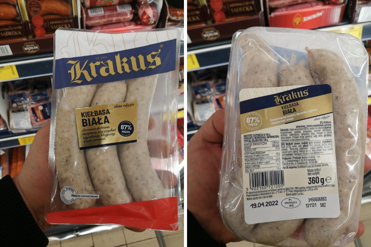 Krakus Kiełbasa biała