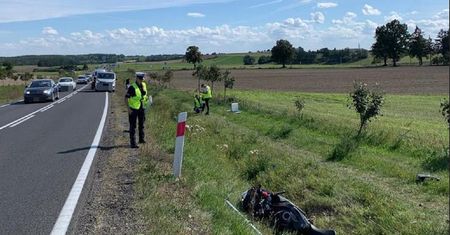 Tragiczny wypadek motocyklisty. Mariusz niedługo skończyłby 50 lat