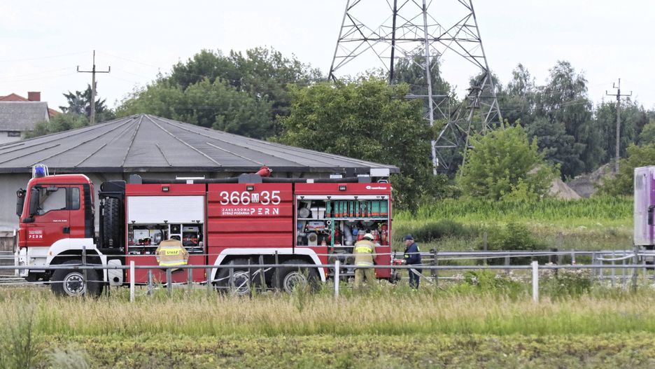 Koczargi Nowe. Wyciek ropy koło Kampinosu