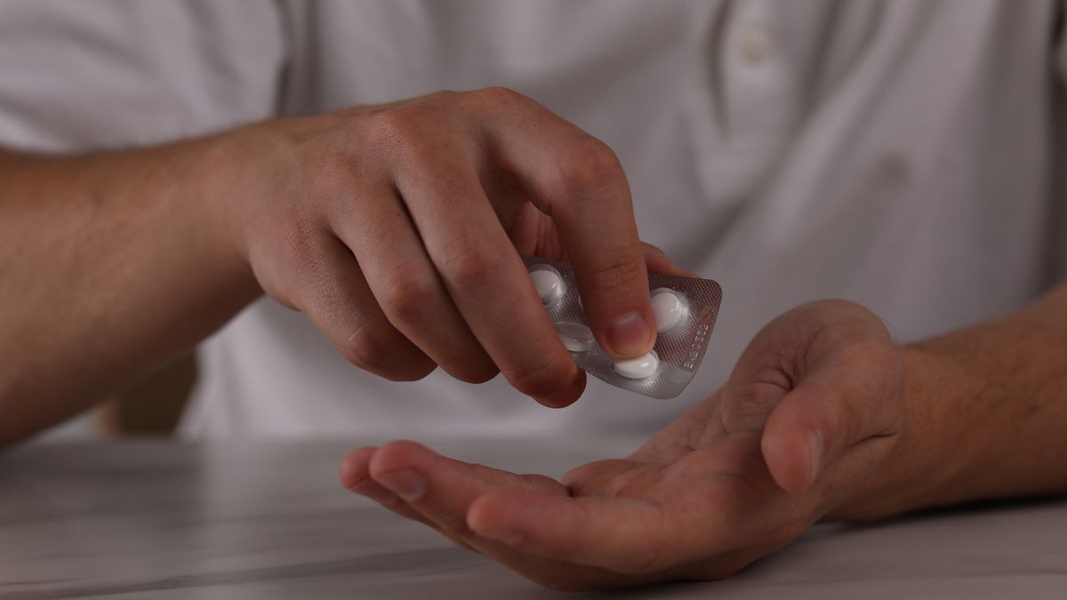 Man taking antidepressant pill out from blister at table, closeup
Man taking antidepressant pill out from blister at table, closeup
Liudmila Chernetska
antidepressant, antidepressants, background, burnout, closeup, cure, depression, disease, disorder, hands, help, male, man, medical, mental, mood, negative, neurosis, person, problem, psychological, psychology, sickness, stress, supplement, tablet, taking, therapy, tranquilizer, treatment