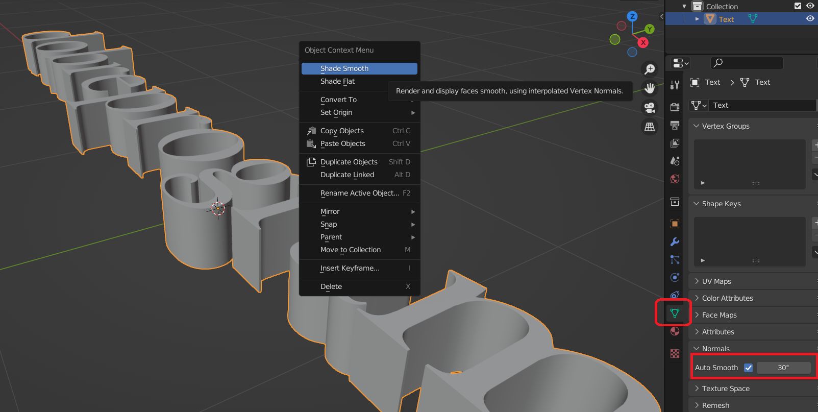 Blender: niegdyś napis, teraz obiekt