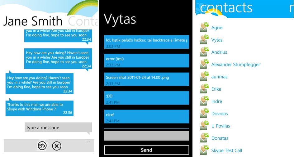 Trwają prace nad Skype dla Windows Phone 7