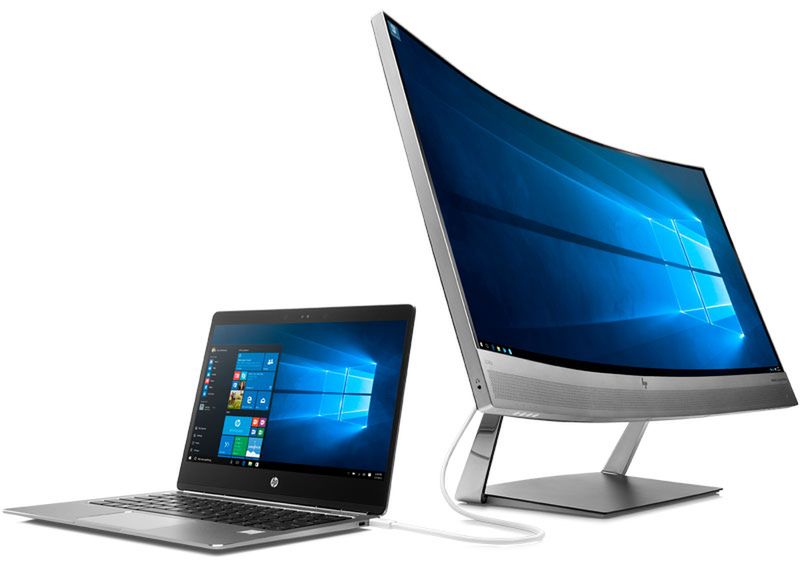 HP EliteDisplay s340c: zakrzywiony ultrapanoramiczny monitor roboczy 1440p 3