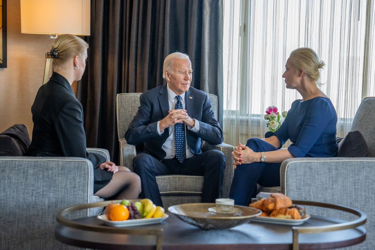 Biden spotkał się z żoną i córką Nawalnego. "Dziedzictwo Aleksieja będzie żywe"