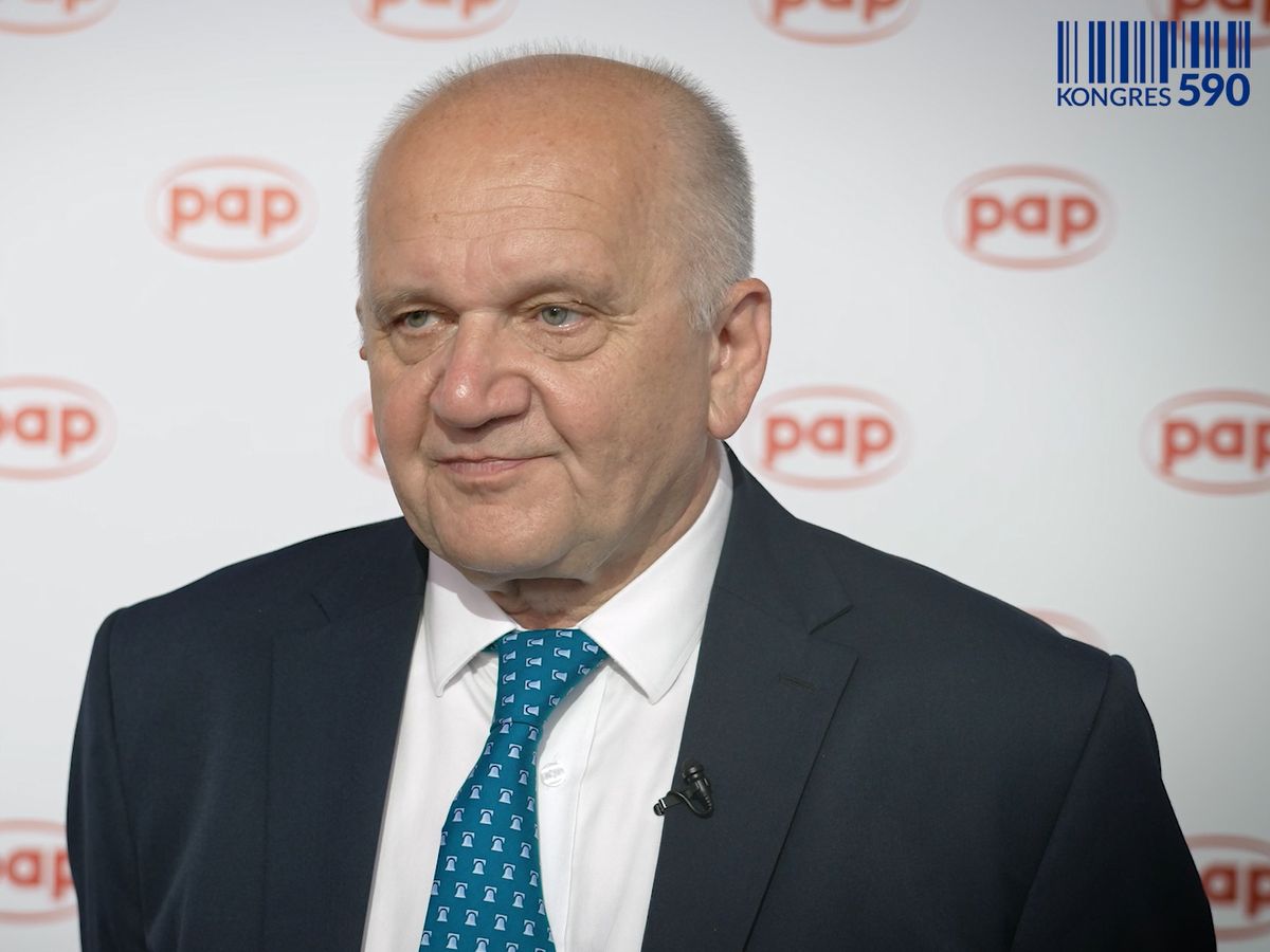 Wojciech Majewski, prezes zarządu Kongresu 590 podczas wydarzenia.