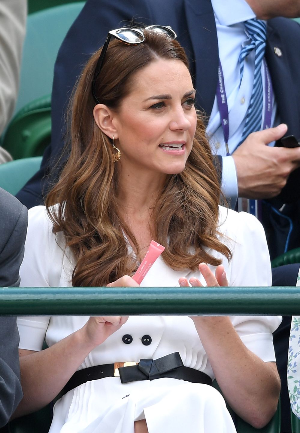 Kate Middleton z błyszczykiem na Wimbledonie