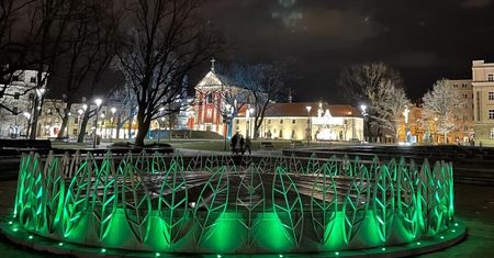 Plac Litewski rozświetlony w walce z przemocą i dla praw człowieka